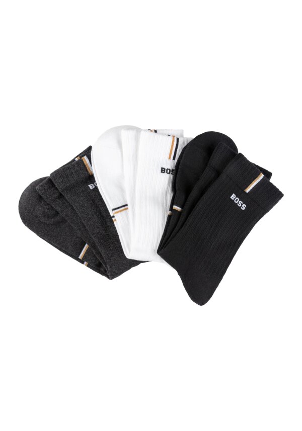 BOSS Freizeitsocken "3P QS Rib Design"
