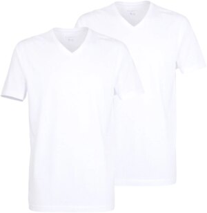 bugatti T-Shirt "BUGATTI Herren T-Shirt uni 2er Pack"