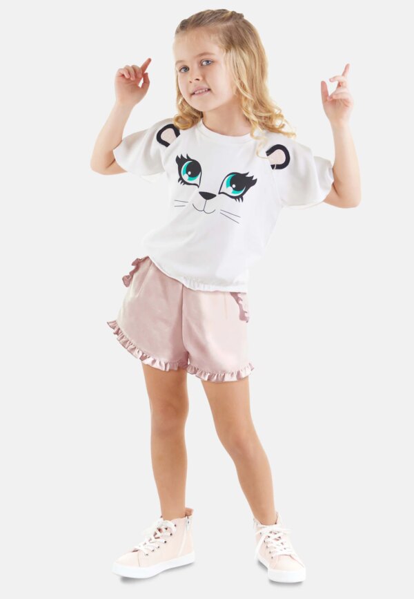 Denokids Hausanzug "White Cat"