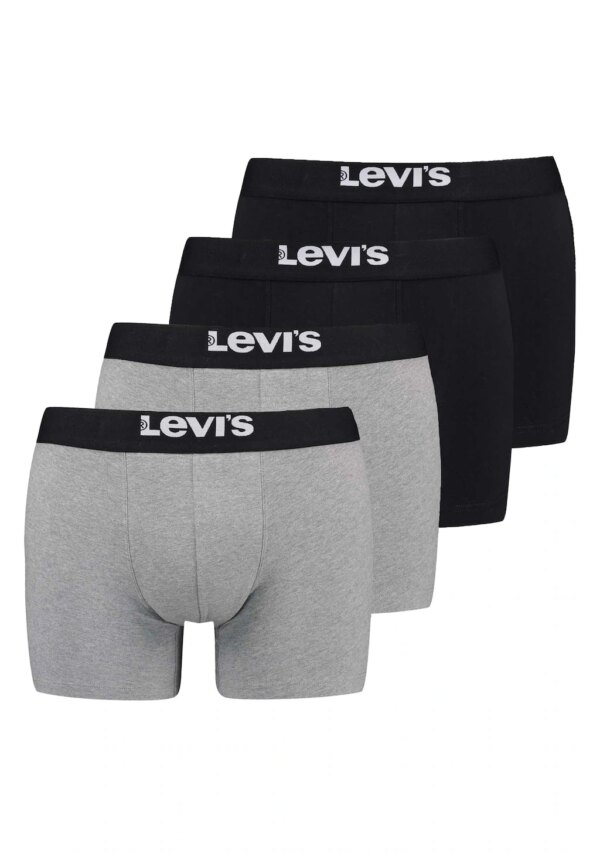 Levis Boxershorts "Boxershort SOLID BASIC BOXER BRIEF ORG CO 4P ECOM 4er Pack"