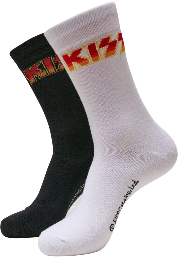Merchcode Basicsocken "Merchcode Unisex Kiss Socks 2-Pack"