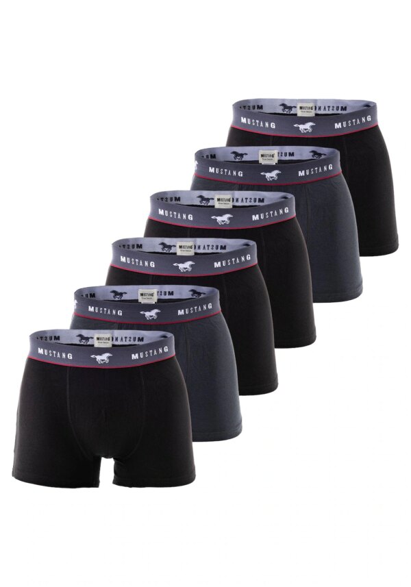 MUSTANG Boxershorts "Boxershort 6er Pack"