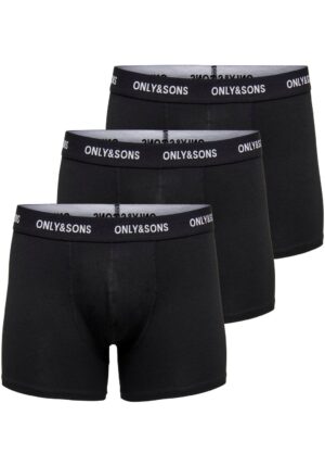 ONLY & SONS Trunk "ONSFITZ SOLID BLACK TRUNK 3PACK3854 NOOS"