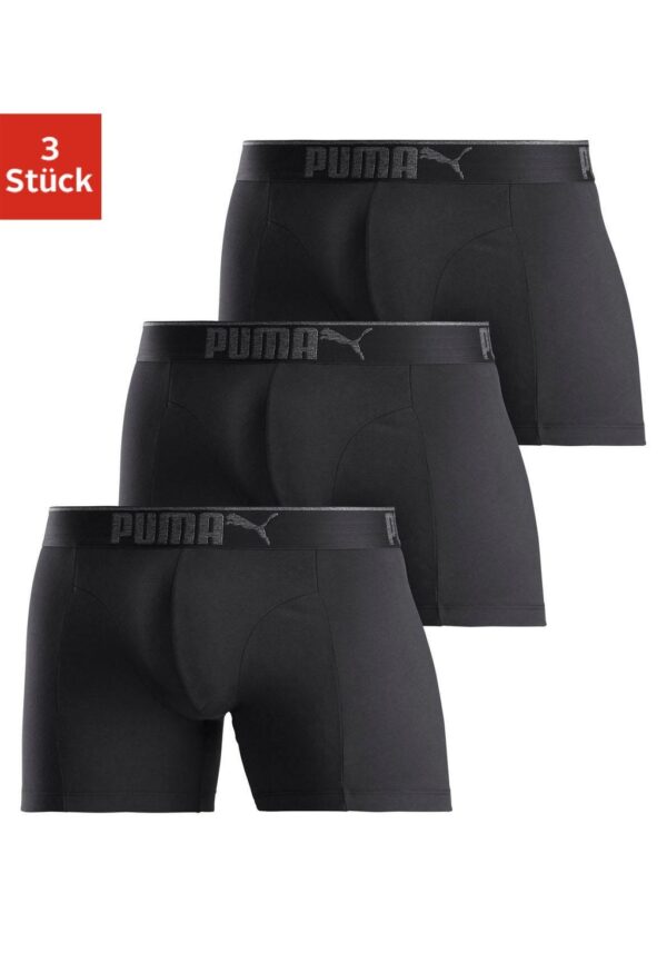 PUMA Boxershorts "Lifestyle Sueded Cotton Boxer 3P"