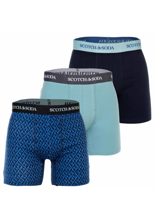 Scotch & Soda Boxershorts "Boxershort Cotton Stretch Boxer 3er Pack"