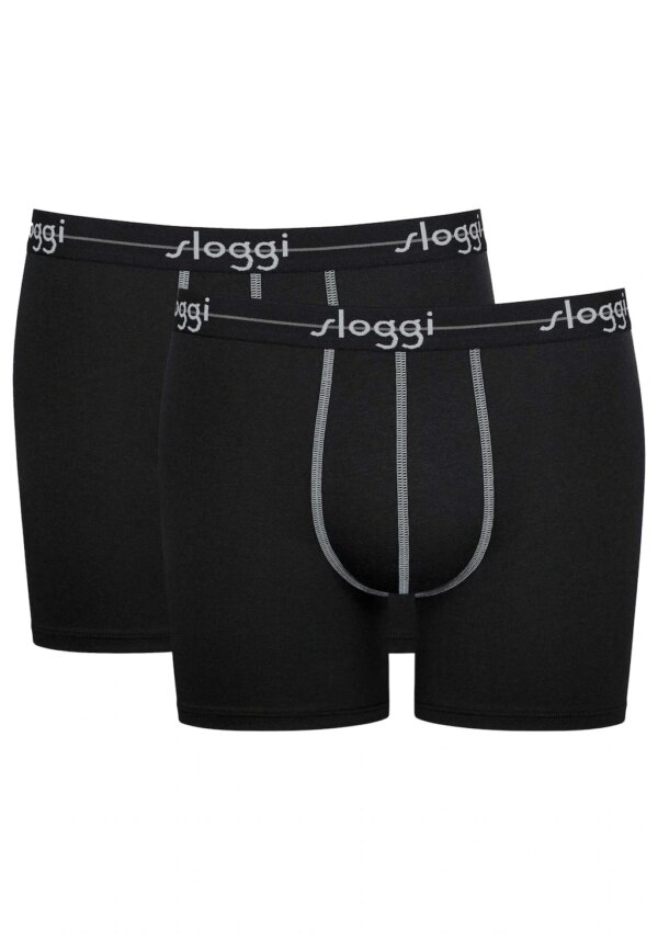 sloggi Boxershorts "Boxershort Start Short C2P box 2er Pack"