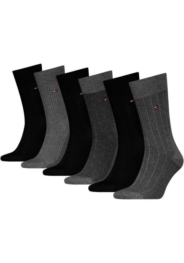 Tommy Hilfiger Socken "TH MEN SOCK 6P TIN GIFTBOX BIRDSEYE"